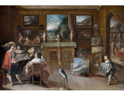 SO III-33 Frans Francken - Návštěva obchodníka s uměním