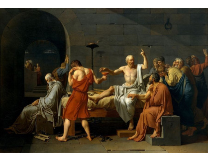 VSO 1057 Jacques-Louis David - Sokratesova smrt