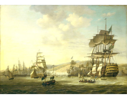 SO IV-300 Nicolaas Baur - Anglo-holandské loďstvo v zátoce u Alžíru
