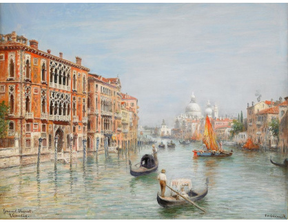 SO IV-138 Frans Vilhelm Odelmark - Grand Canal v Benátkách