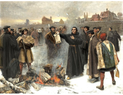 SO IV-200 Karl Aspelin - Martin Luther na náměstí ve Wittenbergu