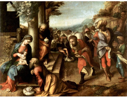SO IV-407 Antonio da Correggio - Klanění tří králů