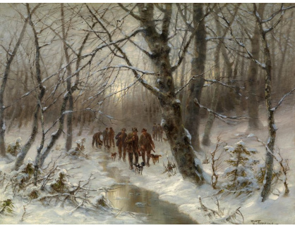 SO IV-426 Desire Thomassin - Lovci v zimním lese