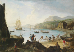 SO IV-438 Ettore Ferrante - Rybáři v zálivu u Neapole