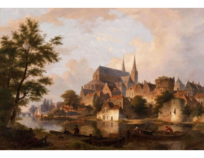 SO VI-10 Bartholomeus Johannes van Hove - Panorama města