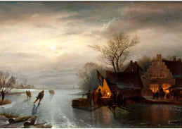 SO VI-451 Carl Frederick Sorensen - Večer u zamrzlého kanalu