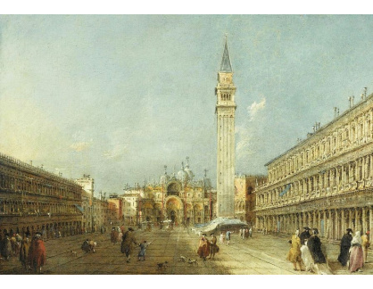 SO VI-474 Francesco Guardi - Piazza San Marco v Benátkách