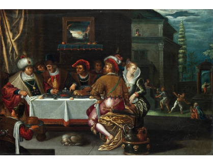 SO VIII-80 Frans Francken - Podobenství o boháči a Lazarovi