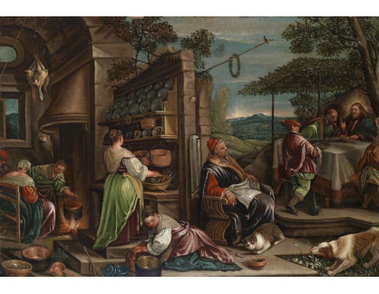 SO VIII-116 Jacopo del Ponte - Večeře v Emauzich