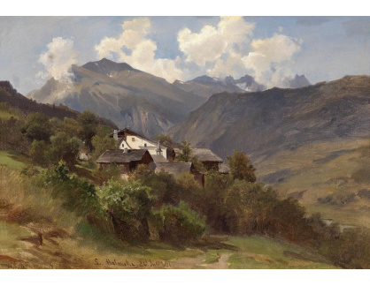 SO VIII-156 Ludwig Halauska - Usedlost v horách