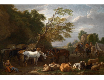 SO VIII-179 Pieter van Bloemen - Krajina s odpočívajícím dobytkem