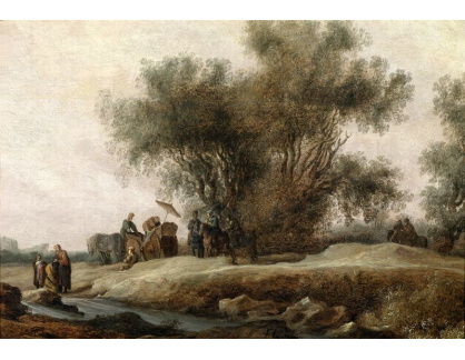 SO VIII-190 Salomon van Ruysdael - Krajina s pradlenami