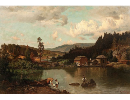 SO VIII-377 Hjalmar Munsterhjelm - Rybáři na řece