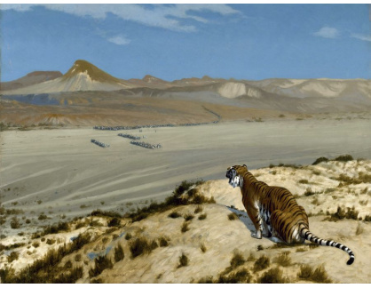 SO IX 289 Jean-Leon Gerome - Tygr na lovu
