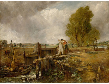 SO IX 346 John Constable - Člun u jezu