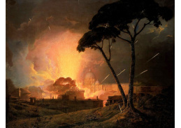 SO IX 454 Joseph Wright - Výroční ohňostroj na hradu Sant Angelo v Římě