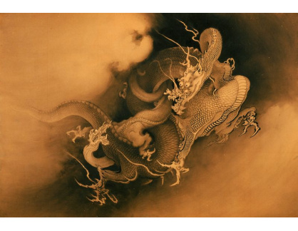 SO IX 476 Kano Hogai - Dva draci v oblacích
