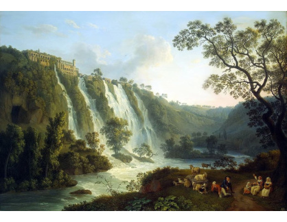 SO V-21 Jacob Philipp Hackert - Vila Maecenas a vodopády v Tivoli