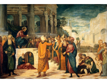 SO V-115 Jacopo Tintoretto - Kristus a ženy přistižené při cizoložství