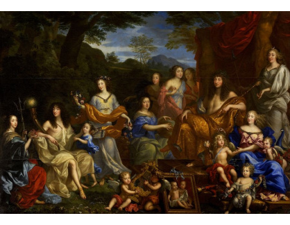 SO V-140 Jean Nocret - Ludvík XIV a královská rodina