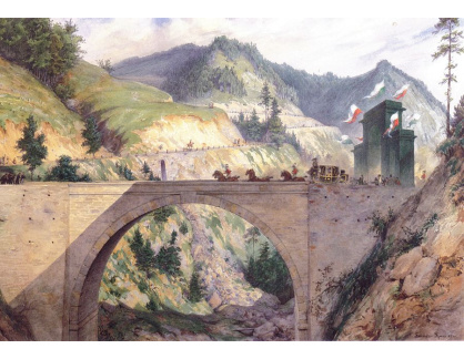 SO V-198 Leander Russ - Otevření mostu císařem Ferdinandem