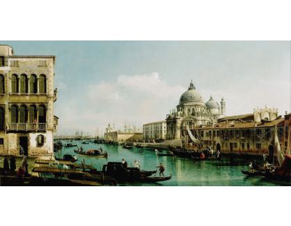 SO XI-117 Canaletto - Pohled na Canal Grande a Dogana v Benátkách