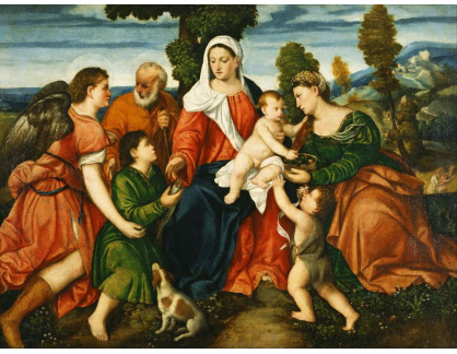 SO XI-129 Bonifacio de Pitati - Svatá rodina s anděly