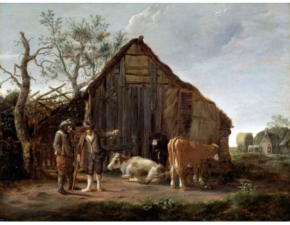 SO XI-138 Govaert Camphuysen - Dva rolníci s krávami