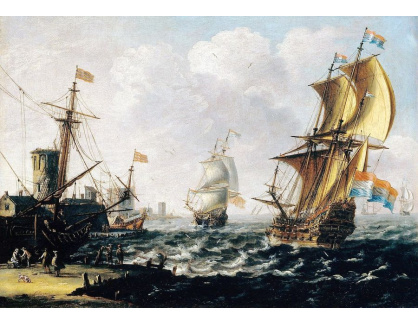 SO XI-270 Lorenzo Castro - Holandské lodě na rozbouřeném moři