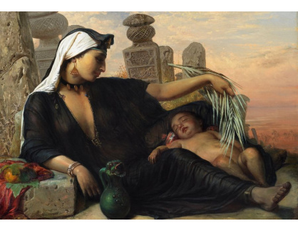 SO XI-411 Elisabeth Jerichau Baumann - Egypťanka s dítětem