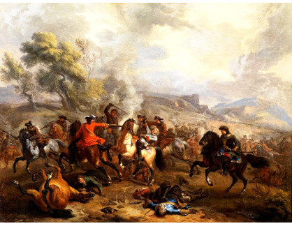 SO XII-215 Jan van Huchtenburgh - Bitva ve válce se Španělskem