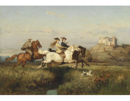 SO XIII-257 R. Henneberg - Projížďka na koních