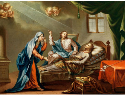 SO XIII-307 Johann Baptist Schmon - Smrt svatého Josefa