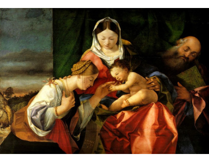VLL 05 Lorenzo Lotto - Mystická svatba svaté Kateřiny