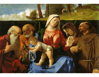 VLL 07 Lorenzo Lotto - Madonna s dítětem a svatými