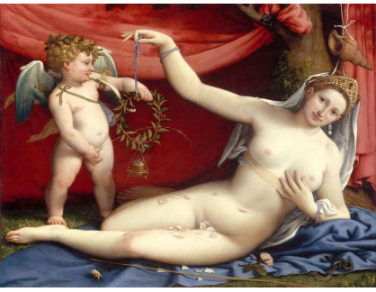 VLL 09 Lorenzo Lotto - Amor a Venuše