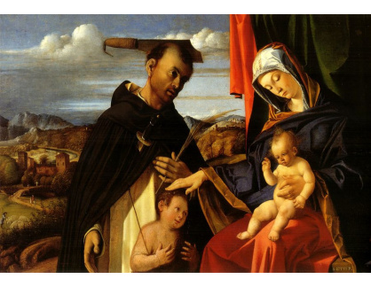 VLL 10 Lorenzo Lotto - Madonna s dítětem a svatým Petrem