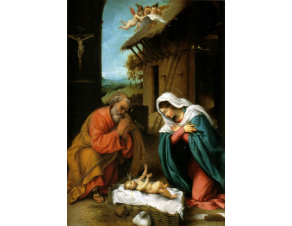 VLL 17 Lorenzo Lotto - Narození Krista