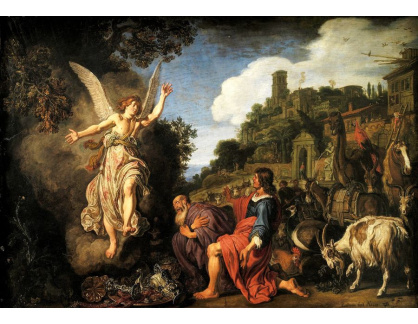 SO XIV-35 Pieter Lastman - Anděl Raphael a svatý Tobiáš
