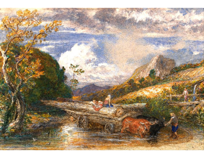 SO XIV-92 Samuel Palmer - Povoz brodící přes potok