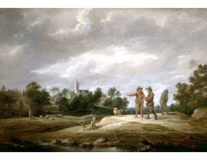 SO XIV-133 David Teniers - Rolníci v krajině