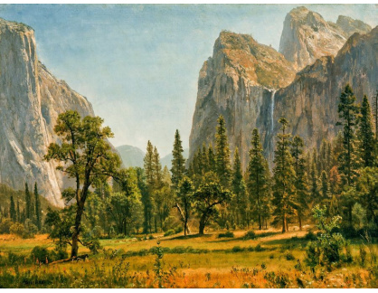 SO XIV-252 Albert Bierstadt - Vodopády Yosemitském údolí