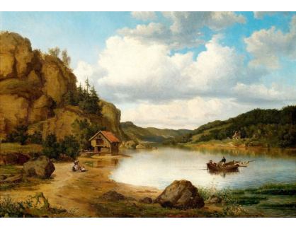 SO XIV-258 Amalia von Schwerin - Letní den u jezera