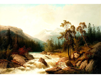 SO XIV-279 Carl Abraham Rothstén - Jarní řeka v horách