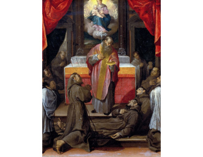 XV-48 Agostino Carracci - Poslední přijímání od svatého Františka