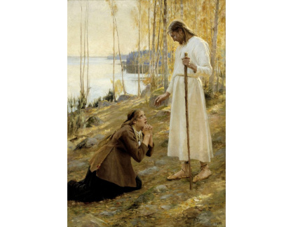 XV-56 Albert Edelfelt - Kristus a Marie Magdaléna