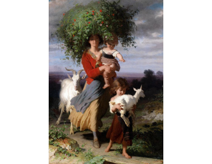 XV-99 Alfred van Muyden - Matka s dětmi na cestě domů