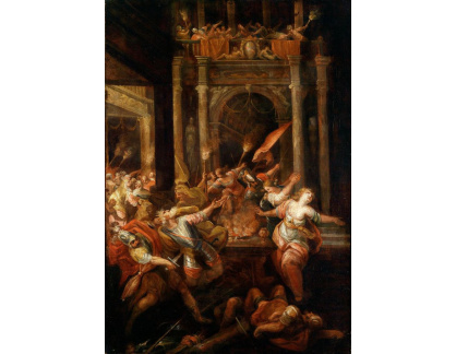 XV-113 Andrea Celesti - Smrt krále Priama