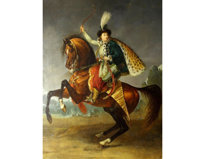 XV-149 Antoine-Jean Gros - Jezdecký portrét knížete Borise Jusupova