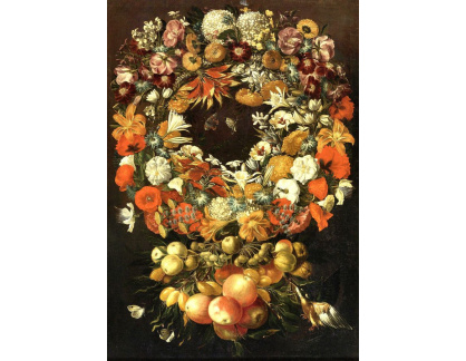 XV-185 Antonio Ponce - Věnec z květin